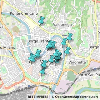 Mappa Vicolo Cieco Monachine, 37121 Verona VR, Italia (0.6785)