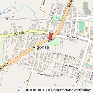 Mappa Piazza Enrico Zanella, 1, 35010 Vigonza, Padova (Veneto)