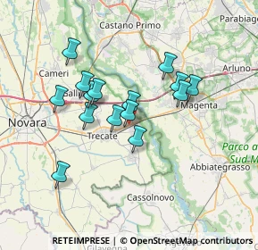 Mappa Via Torino, 28069 Trecate NO, Italia (5.832)