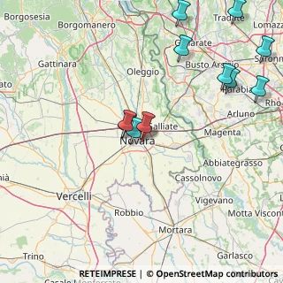 Mappa Via XXV Aprile, 28100 Novara NO, Italia (18.83273)