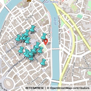 Mappa Via Ponte Nuovo, 37121 Verona VR, Italia (0.2355)