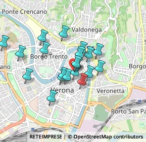 Mappa Vicolo S. Marco in Foro, 37121 Verona VR, Italia (0.692)