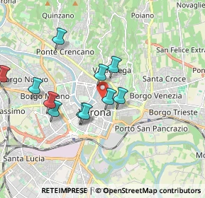 Mappa Vicolo Corticella S. Marco, 37121 Verona VR, Italia (1.68182)
