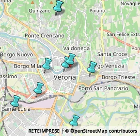 Mappa Vicolo S. Marco in Foro, 37121 Verona VR, Italia (2.54091)