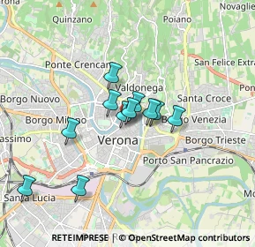 Mappa Vicolo S. Marco in Foro, 37121 Verona VR, Italia (1.27182)