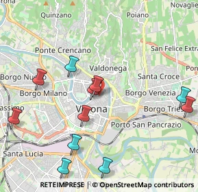 Mappa Vicolo S. Marco in Foro, 37121 Verona VR, Italia (2.33727)