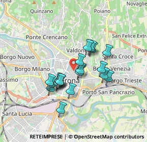Mappa Vicolo S. Marco in Foro, 37121 Verona VR, Italia (1.36)