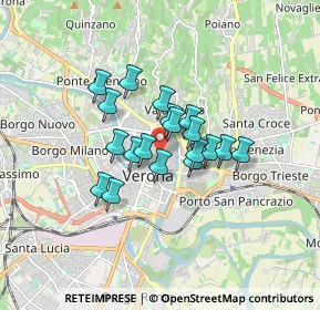 Mappa Vicolo S. Marco in Foro, 37121 Verona VR, Italia (1.13737)