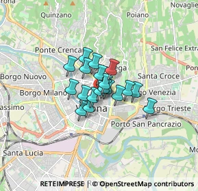 Mappa Vicolo S. Marco in Foro, 37121 Verona VR, Italia (0.87211)