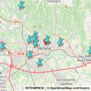 Mappa Piazzetta Antonio Tirabosco, 37121 Verona VR, Italia (4.23545)