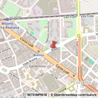 Mappa Viale Bacchiglione, 6, 20139 Milano, Milano (Lombardia)