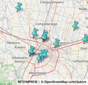 Mappa Via Beato Luigi Guanella, 35133 Padova PD, Italia (6.90167)