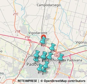 Mappa Via Beato Luigi Guanella, 35133 Padova PD, Italia (3.92182)