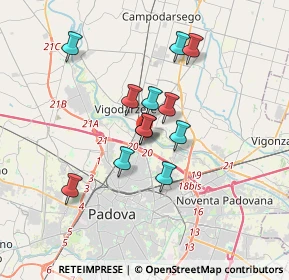 Mappa Via Beato Luigi Guanella, 35133 Padova PD, Italia (2.68667)