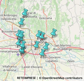 Mappa Piazzetta Pescheria, 37121 Verona VR, Italia (6.95333)