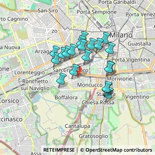Mappa Via Italo Svevo, 20147 Milano MI, Italia (1.483)