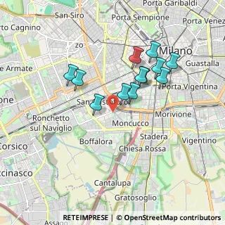 Mappa Via Italo Svevo, 20147 Milano MI, Italia (1.57333)