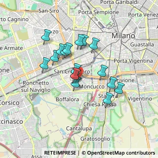 Mappa Via Italo Svevo, 20147 Milano MI, Italia (1.43941)