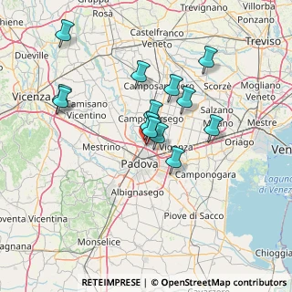 Mappa Via Elisa Benato, 35133 Padova PD, Italia (12.49846)