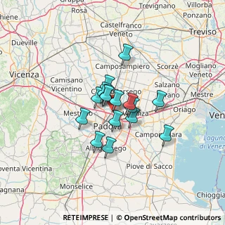 Mappa Via Elisa Benato, 35133 Padova PD, Italia (8.14688)