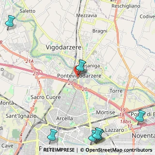 Mappa Via Elisa Benato, 35133 Padova PD, Italia (3.40727)