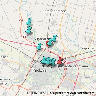 Mappa Via Elisa Benato, 35133 Padova PD, Italia (3.32294)