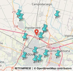 Mappa Via Elisa Benato, 35133 Padova PD, Italia (4.31077)