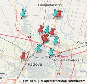 Mappa Via Elisa Benato, 35133 Padova PD, Italia (2.68583)