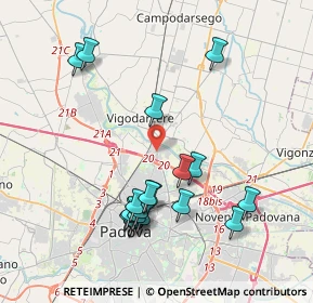 Mappa Via Elisa Benato, 35133 Padova PD, Italia (4.01)