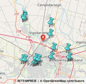 Mappa Via Elisa Benato, 35133 Padova PD, Italia (4.37118)