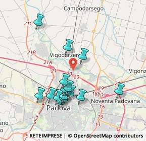 Mappa Via Elisa Benato, 35133 Padova PD, Italia (3.67533)