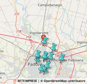Mappa Via Elisa Benato, 35133 Padova PD, Italia (3.92636)