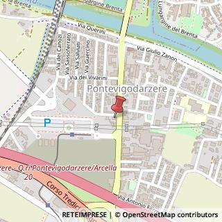 Mappa Via Pontevigodarzere, 79, 35133 Padova, Padova (Veneto)