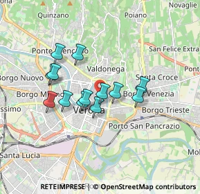 Mappa Cortile Mercato Vecchio, 37121 Verona VR, Italia (1.38)
