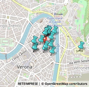 Mappa Cortile Mercato Vecchio, 37121 Verona VR, Italia (0.22647)