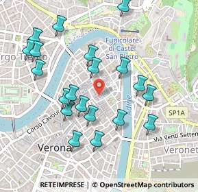 Mappa Via della Costa, 37121 Verona VR, Italia (0.498)