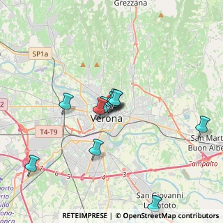 Mappa Via della Costa, 37121 Verona VR, Italia (3.16727)