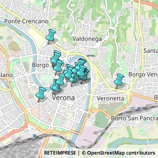 Mappa Cortile Mercato Vecchio, 37121 Verona VR, Italia (0.5045)