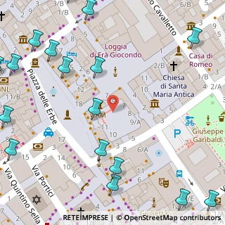Mappa Via della Costa, 37121 Verona VR, Italia (0.1145)