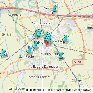Mappa Via Giuseppe Luigi Passalacqua, 28100 Novara NO, Italia (1.58636)