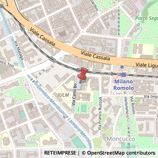 Mappa Via Carlo Bo, 1, 20143 Milano, Milano (Lombardia)