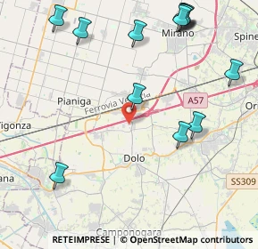 Mappa Via Lago di Bolsena, 30030 Cazzago VE, Italia (5.33308)