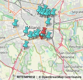 Mappa Via Calabiana, 20139 Milano MI, Italia (3.13647)