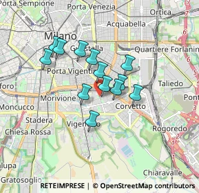 Mappa Via Calabiana, 20139 Milano MI, Italia (1.25385)