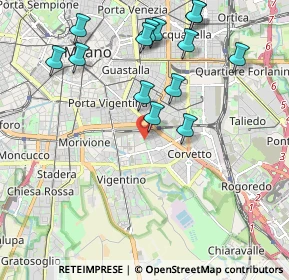 Mappa Via Calabiana, 20139 Milano MI, Italia (2.18571)