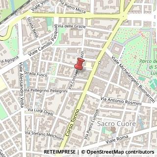 Mappa Via Perazzi, 9, 28100 Novara, Novara (Piemonte)