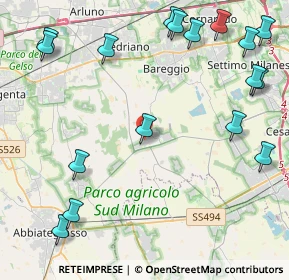 Mappa Via Luigi Cadorna, 20080 Cisliano MI, Italia (5.76824)