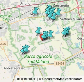 Mappa Via Luigi Cadorna, 20080 Cisliano MI, Italia (3.4895)