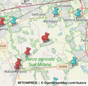 Mappa Via Luigi Cadorna, 20080 Cisliano MI, Italia (6.26417)