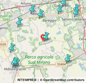 Mappa Via Luigi Cadorna, 20080 Cisliano MI, Italia (5.83077)